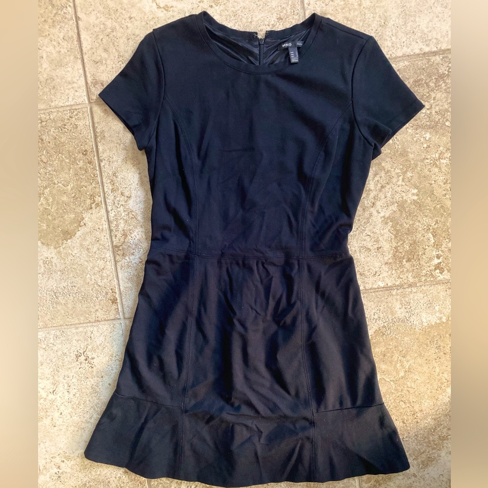 Mango || Black Dress